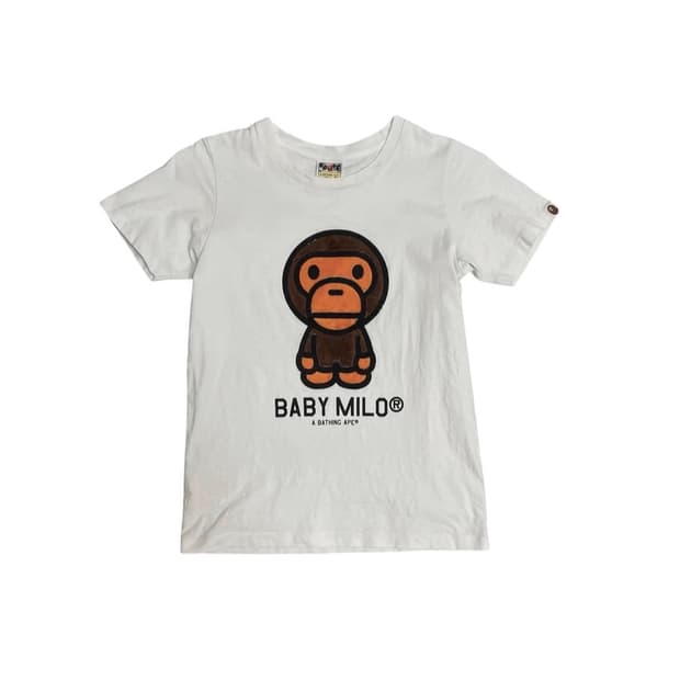 XS) ๋ฒ ์ดํ ๋ฒ ์ด๋น๋ง์ผ๋ก ๋ณด์ ํธ ๋ฐํ ํฐ์
์ธ Bape Baby Mil