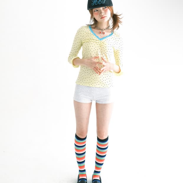 샵페어리 미니하트 레이스탑