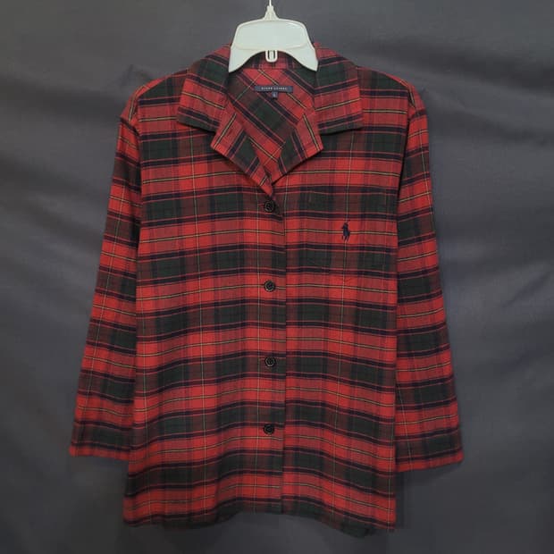 Ralph Lauren 랄프로렌 자수로고 체크 잠옷 세트