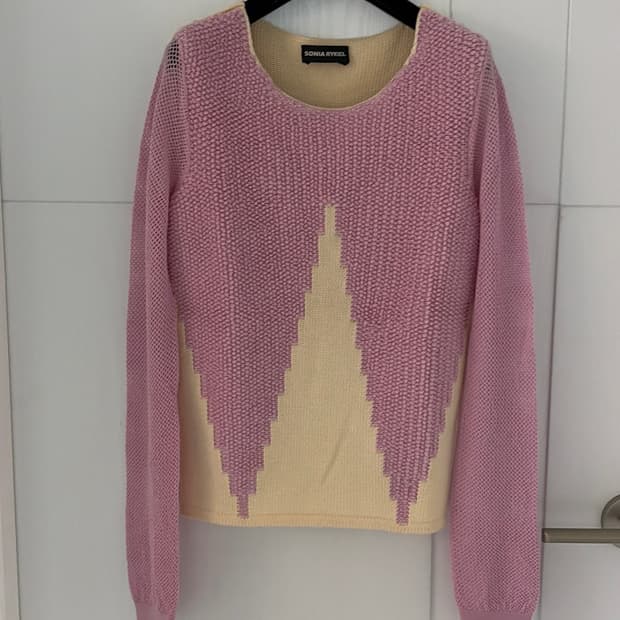 소니아 리키엘 핑크 패턴 니트 44,55 정품