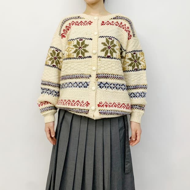  RIO SISTER 핸드메이드 니트 가디건