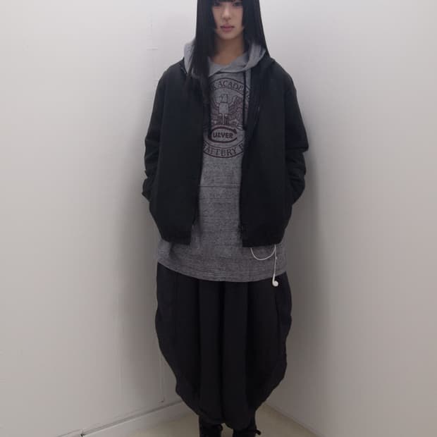 A.P.C. washing charcoal-brown 2wayjacket
