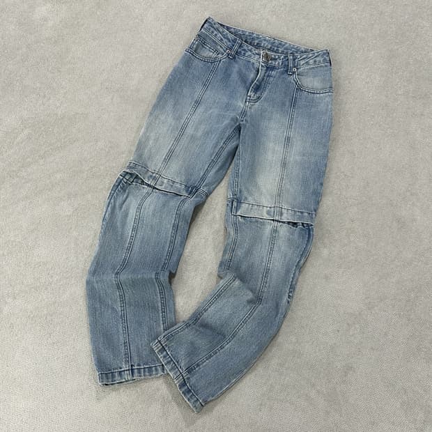 준지 y2k 펑크룩 데님팬츠 m