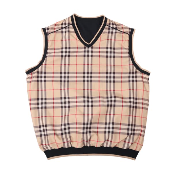 버버리 리버시블 노바체크 나일론 베스트