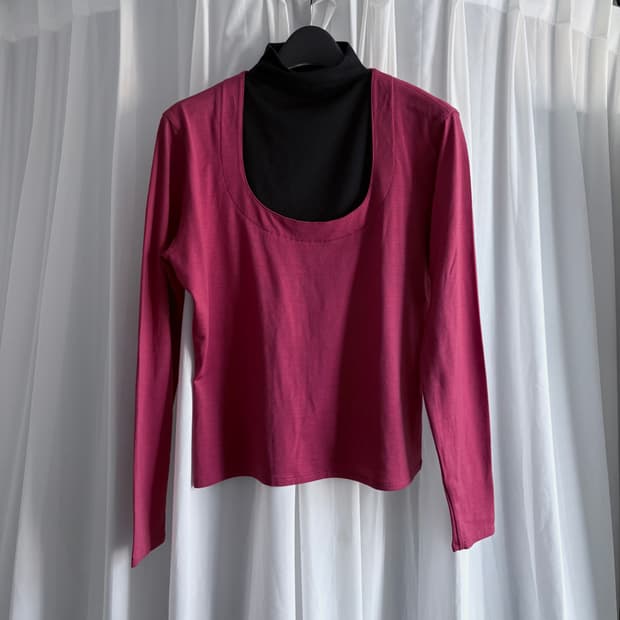 크리스찬 디올 프레타포르테 더블 레이어드 니트 탑