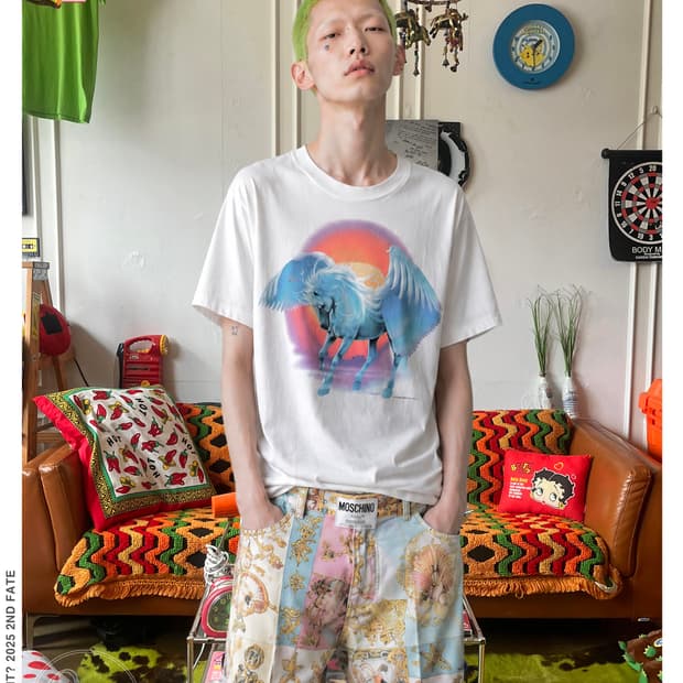 1990s "Pegasus" USA Vintage 1/2 T-Shirt