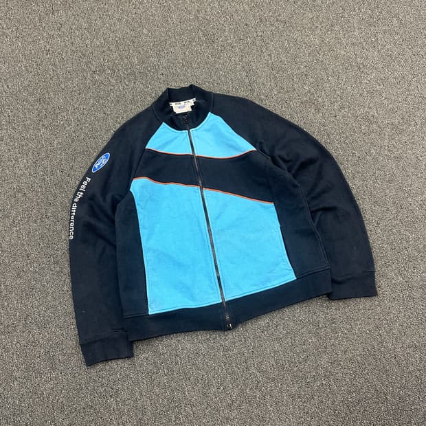 FORD 포드 사이드 프린팅 배색 집업 져지