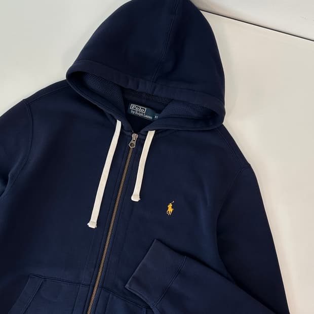 폴로 랄프로렌 후드집업 네이비 