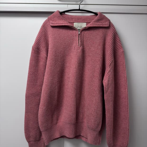 마티스 더 큐레이터 half zip 니트