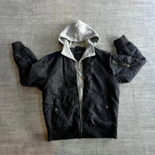 일본빈티지 Airwalk 올드스쿨스트릿 후드 봄버자켓