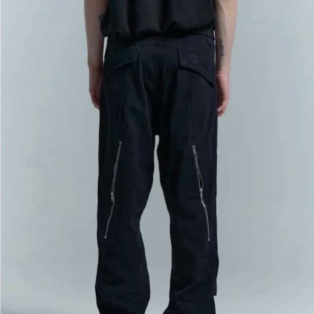 플라스틱프로덕트 MPa 웨이브 지퍼 팬츠 S사이즈