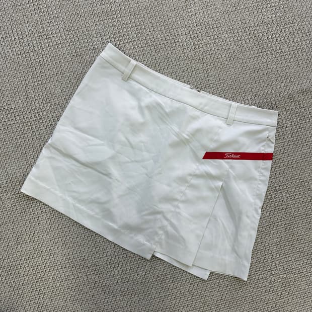 28 타이틀리스트 화이트 골프 스커트 0421D