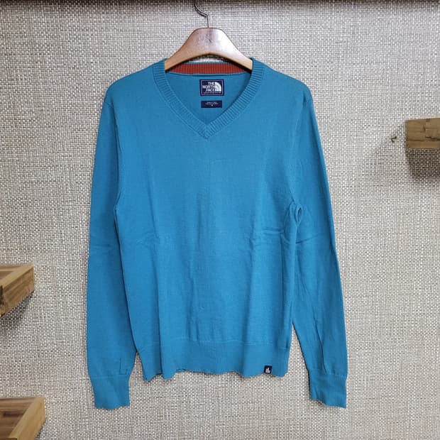 S 95사이즈 노스페이스 브이넥 니트 WOOL 