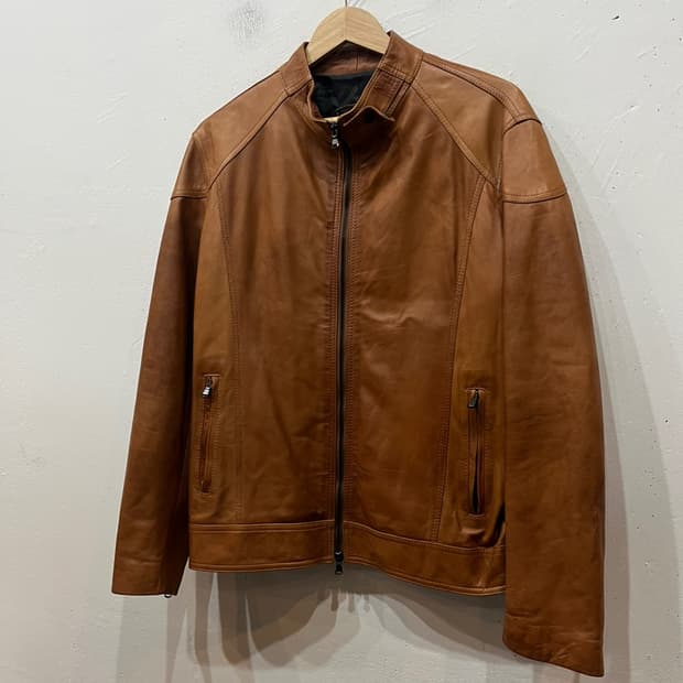 VERA PELLE 베라펠레 레더 바이커 자켓 Made in ITALY