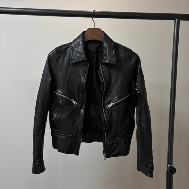 (66) 블루종 락시크 양가죽 자켓