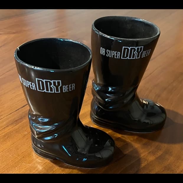 빈티지 유리장화 오브제