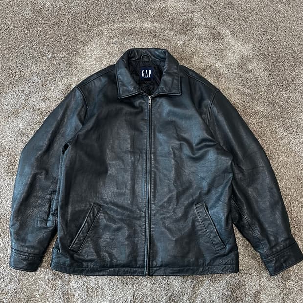 빈티지 올드갭 레더자켓 old gap leather