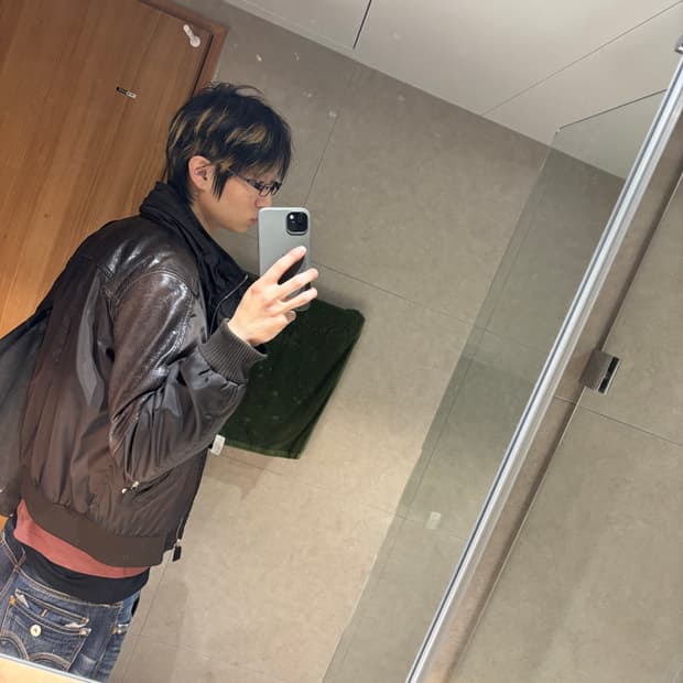 프라다 2009 나일론 레더 봄버