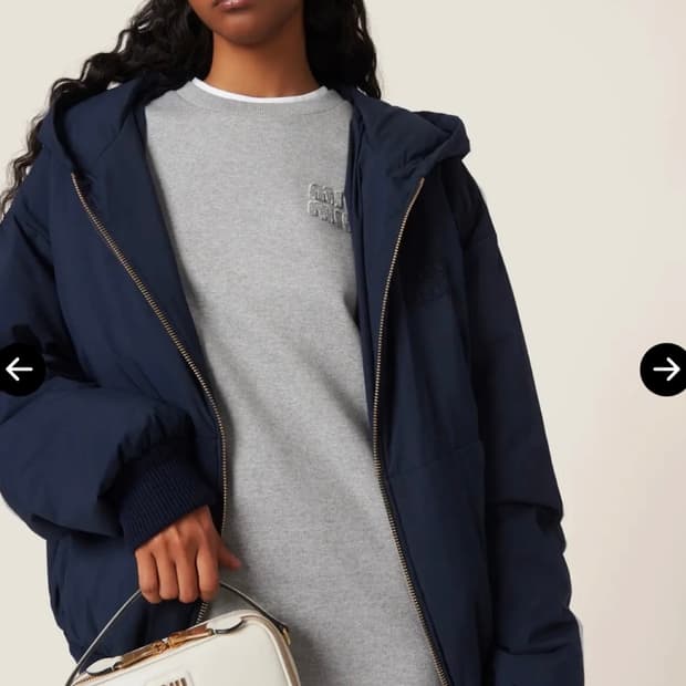 미우미우 후드패딩자켓