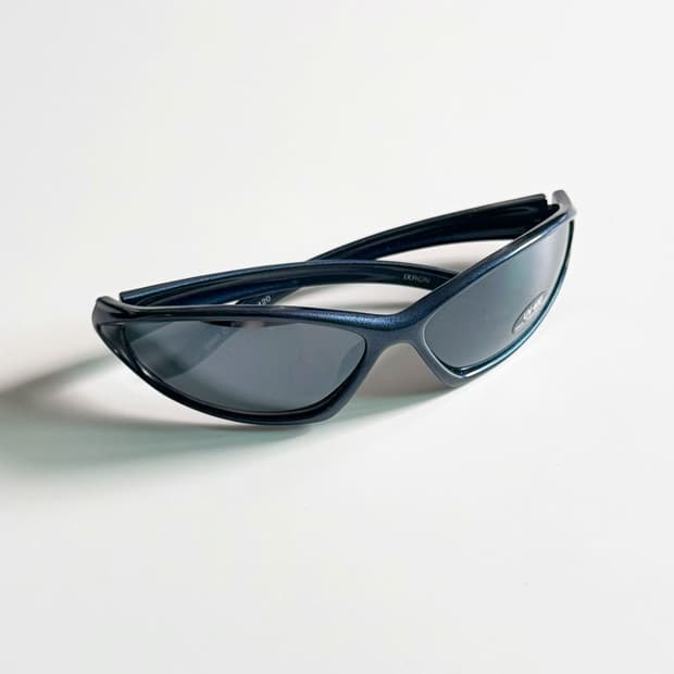 90s IXRON 랩어라운드 오벌 스포티 빈티지 선글라스