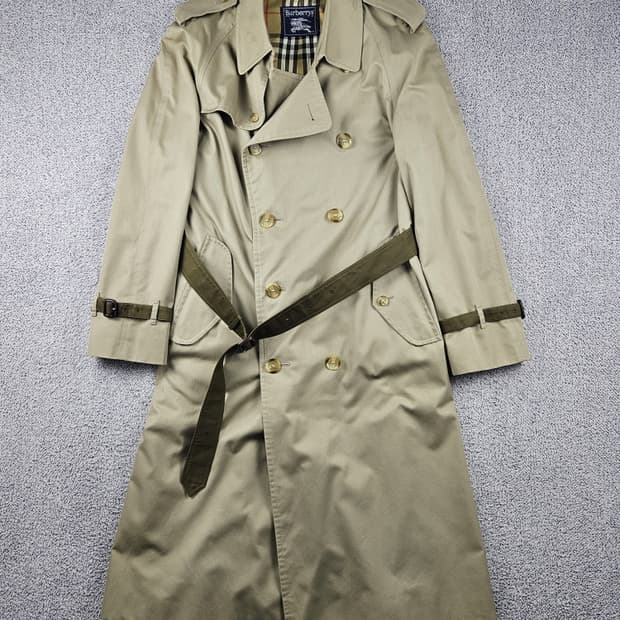 버버리 노바체크 헌팅트림 트렌치 코트 ( 40 ) / 10593