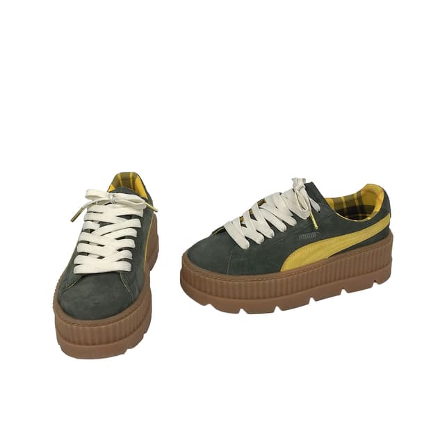 푸마 x 리한나 PUMA 클리퍼 스웨이드 신발 운동화 여성250