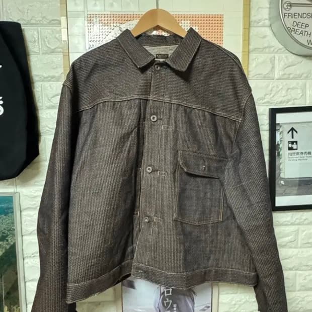 [7]캐피탈 센츄리 데님 1세대 자켓 N5S 브라운