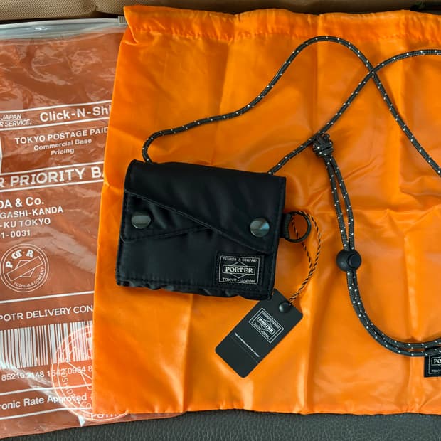 요시다포터px 카드 지갑 크로스