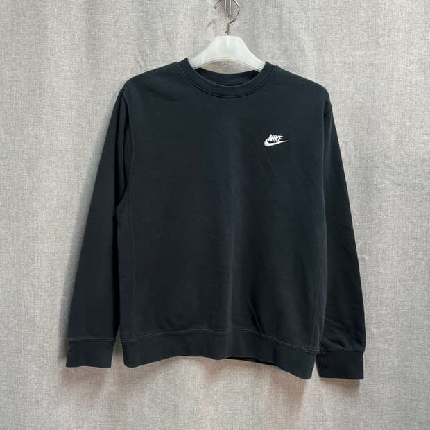 [M] 나이키 스우시 블랙 맨투맨 긴팔티셔츠