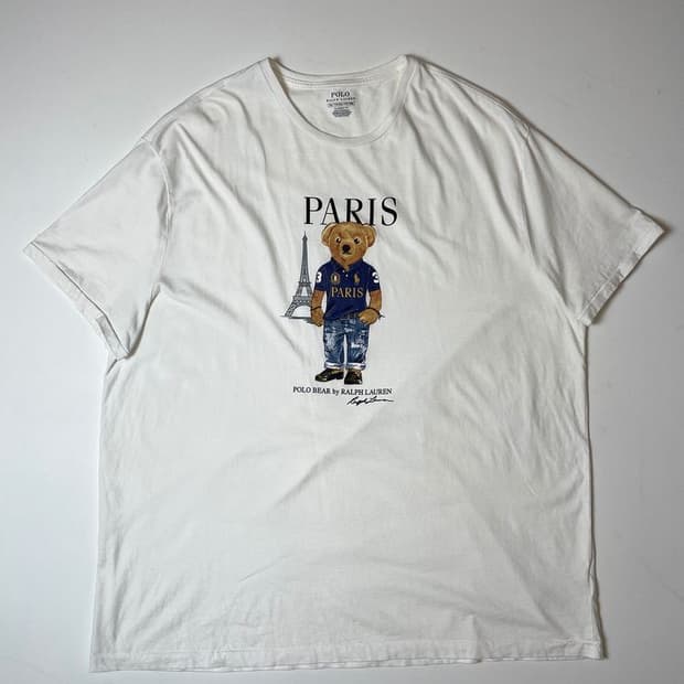폴로 랄프로렌 파리 베어 코튼 반팔 티셔츠 PN9396