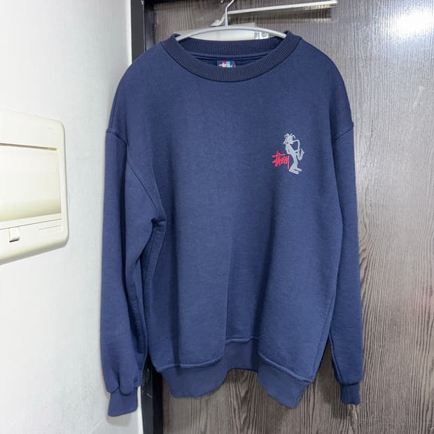 90s stussy 재즈맨 스웻셔츠