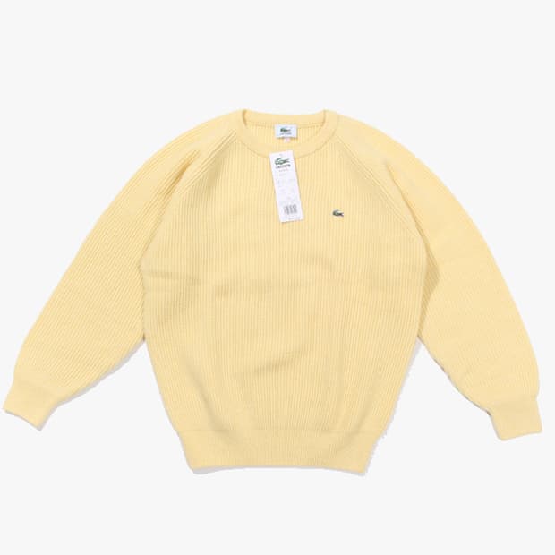 (새상품) LACOSTE "Yellow Sweater"