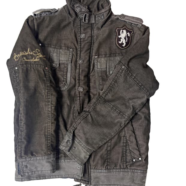 CRUX 코듀로이 패딩