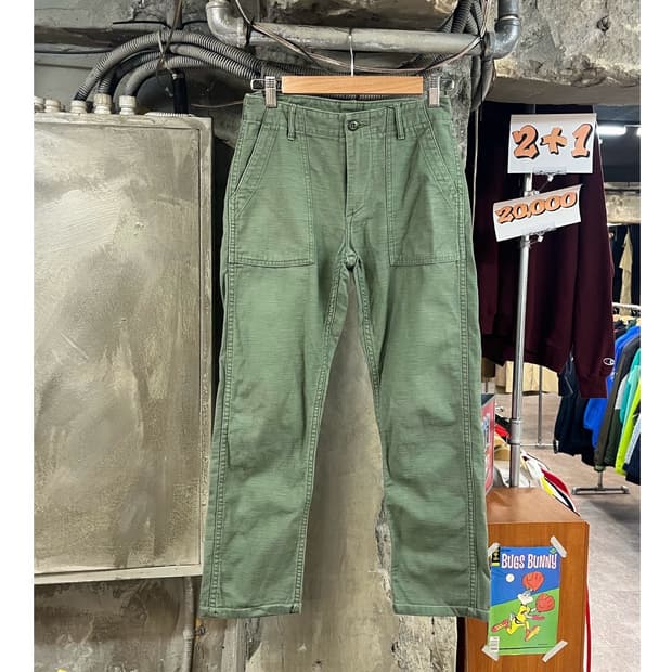 오어슬로우 퍼티그 팬츠 카키 S #csz3485