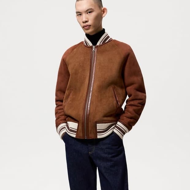 자라 양털 리버서블 무스탕