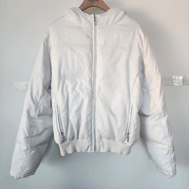 폴로 진스 화이트 패딩 점퍼