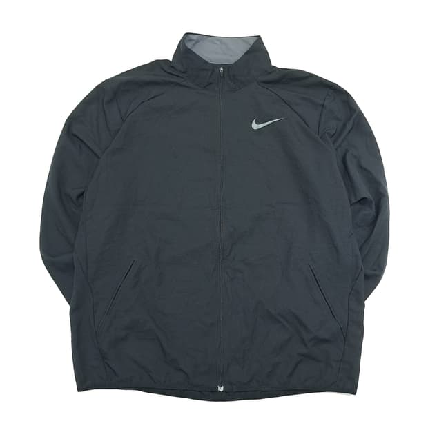 CN818 XL 나이키 DRI-FIT 블랙 트레이닝 바람막이 자켓