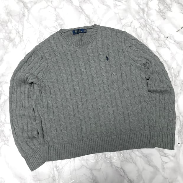폴로 랄프로렌 니트 꽈배기 남성용