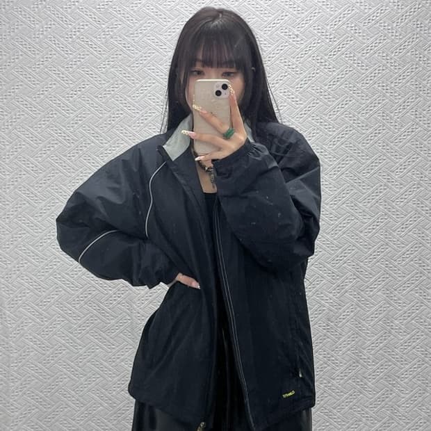 나이키 올드스쿨 레트로 빈티지 바람막이 자켓 M C09866