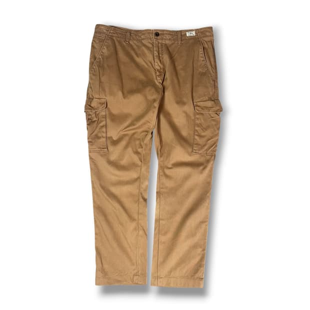 (38) 타미힐피거 투포켓 브라운 스트레이트핏 코튼팬츠