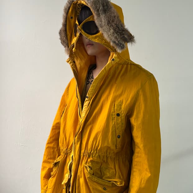 C.P 컴퍼니 고글 후드 파카