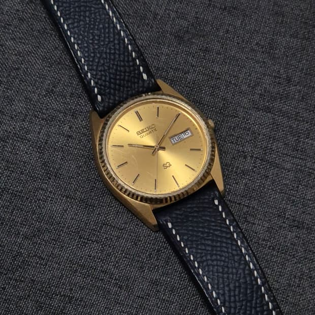 세이코sq 금장 36mm 제임스본드