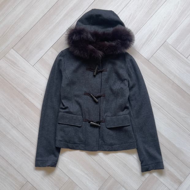 [C'est Privee] Rabbit Wool Duffle Coat