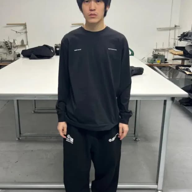 L, 구매) 플라스틱 프로덕트 스웻팬츠 블랙