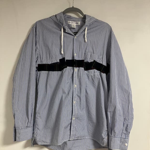comme des garcons shirts patch hood