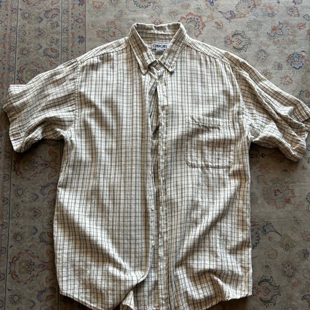 Vintage half check shirts