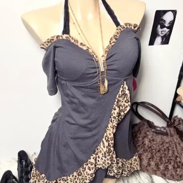 바디제인 오네갸루 오프숄더 홀터넥 원피스