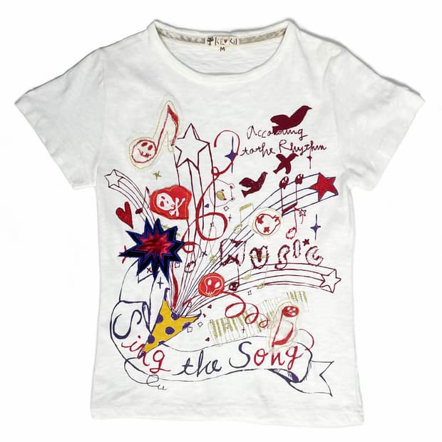 vintage 일러스트 티셔츠