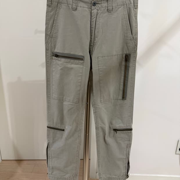 UNUSED 언유즈드 지퍼 카고 팬츠