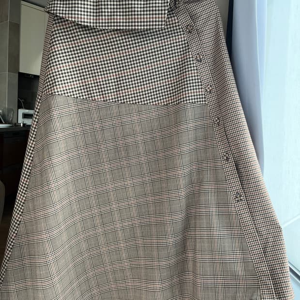 일본 버튼슬릿스커트